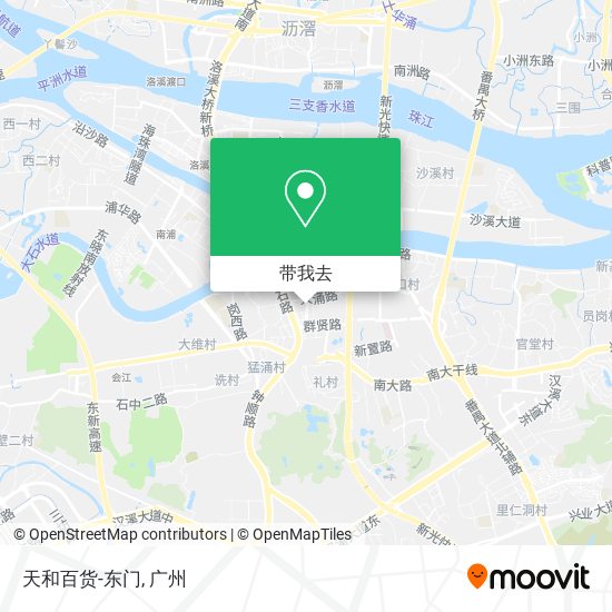 天和百货-东门地图