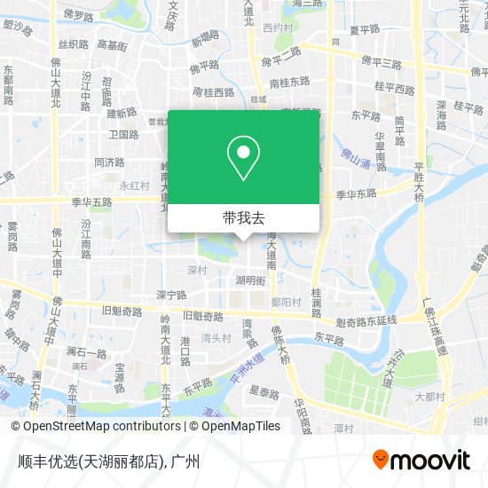 顺丰优选(天湖丽都店)地图