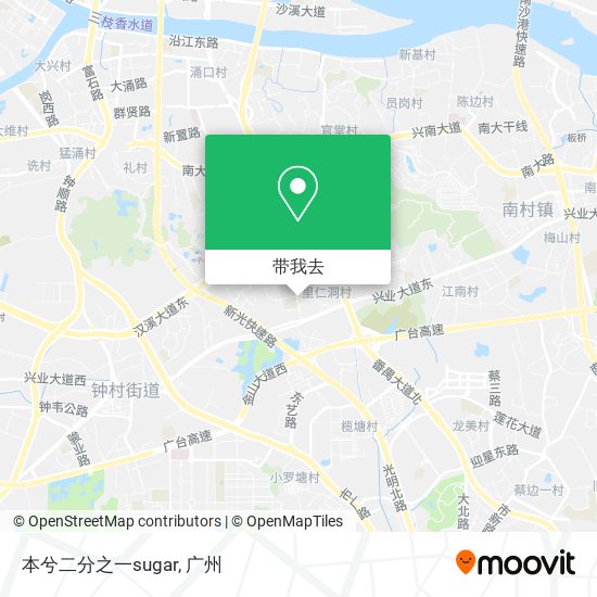 本兮二分之一sugar地图
