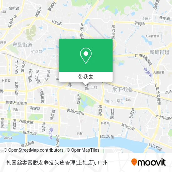 韩国丝客富脱发养发头皮管理(上社店)地图
