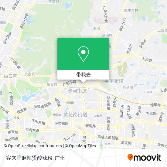客来香麻辣烫酸辣粉地图