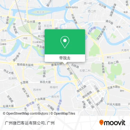 广州微巴客运有限公司地图