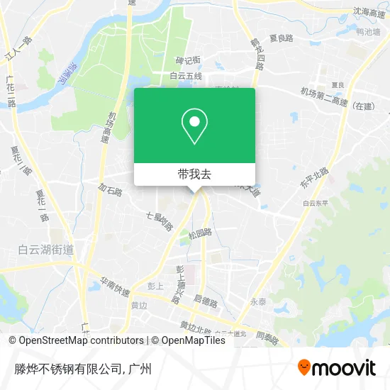 滕烨不锈钢有限公司地图