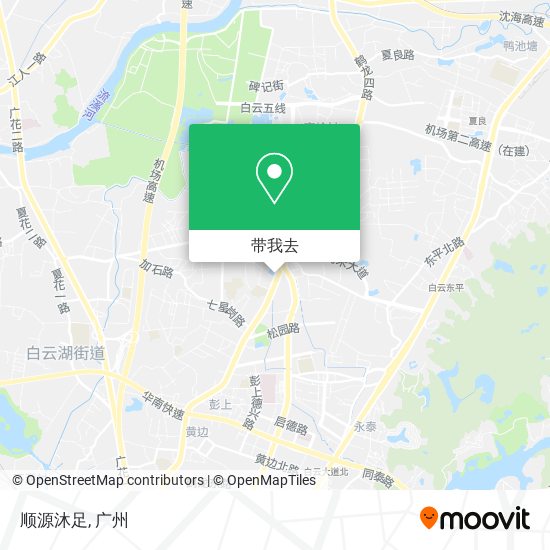 顺源沐足地图