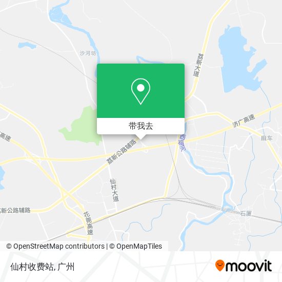 仙村收费站地图