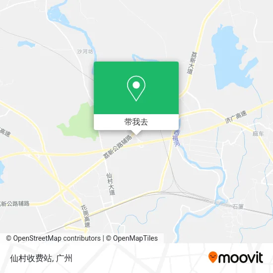 仙村收费站地图