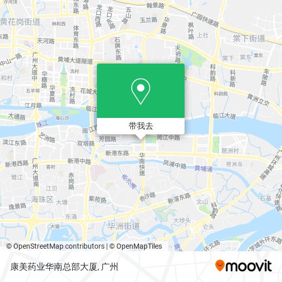 康美药业华南总部大厦地图
