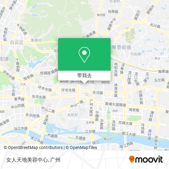 女人天地美容中心地图
