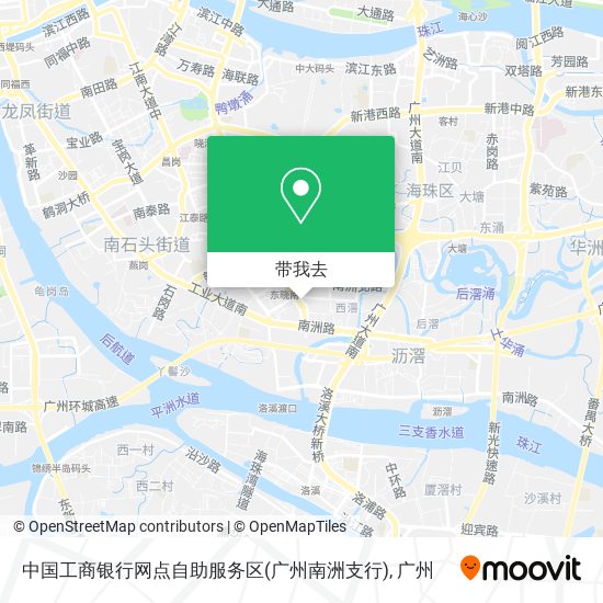 中国工商银行网点自助服务区(广州南洲支行)地图