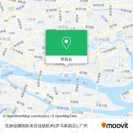 克丽缇娜国际美容连锁机构(罗马家园店)地图