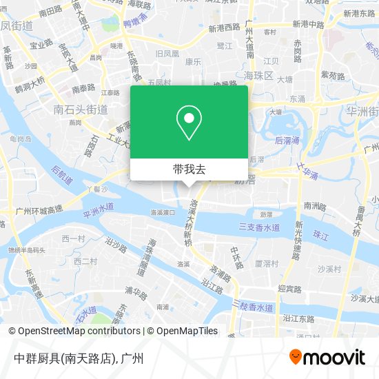 中群厨具(南天路店)地图