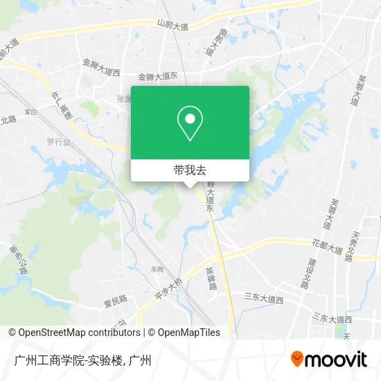 广州工商学院-实验楼地图