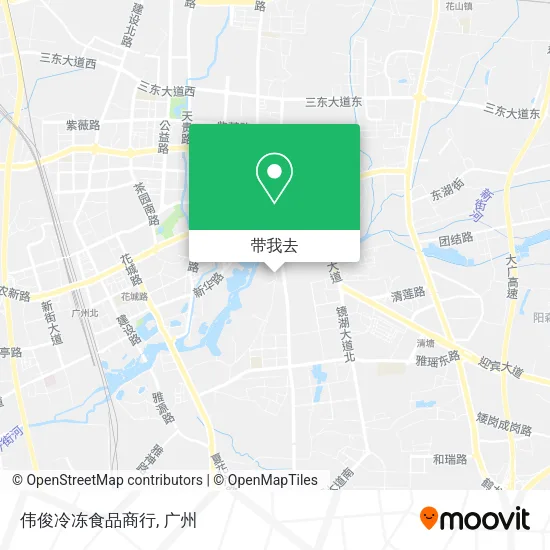伟俊冷冻食品商行地图