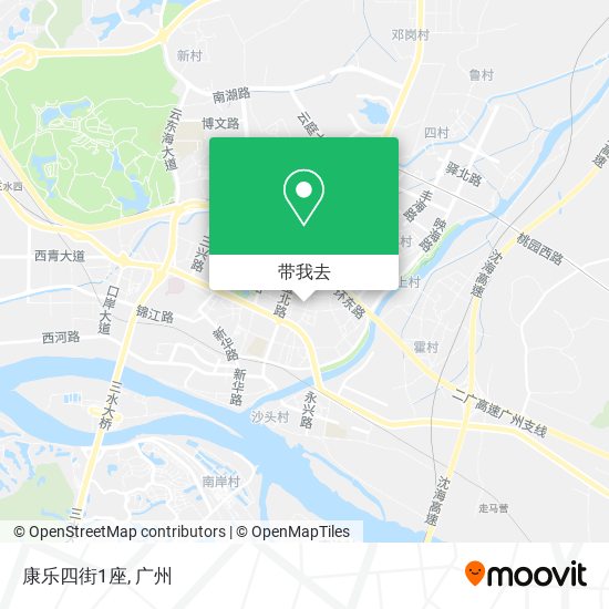康乐四街1座地图