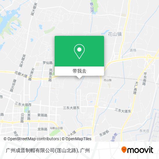 广州成晋制帽有限公司(莲山北路)地图
