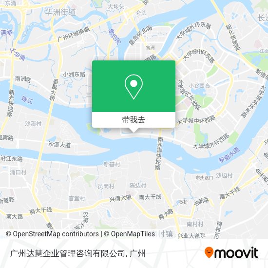 广州达慧企业管理咨询有限公司地图