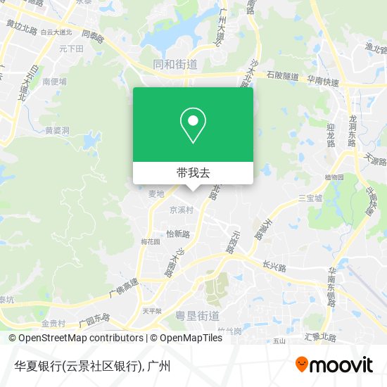 华夏银行(云景社区银行)地图
