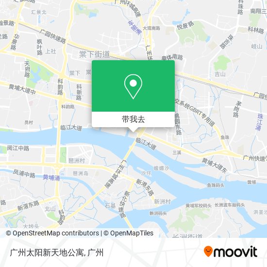 广州太阳新天地公寓地图