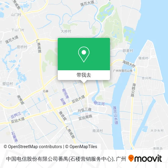 中国电信股份有限公司番禺(石楼营销服务中心)地图