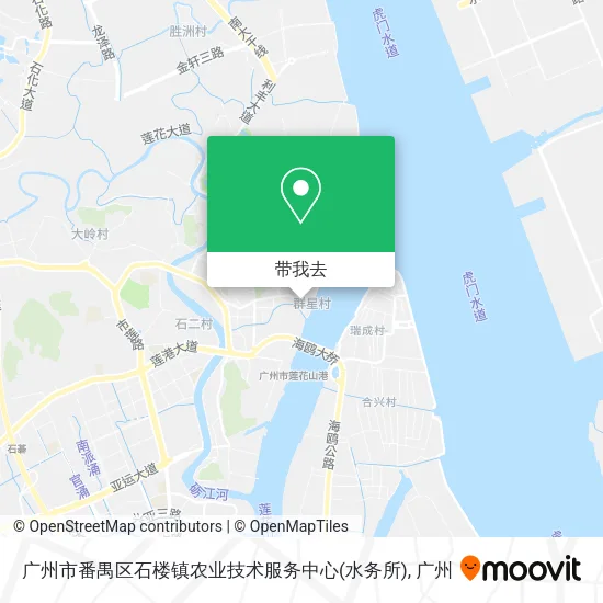 广州市番禺区石楼镇农业技术服务中心(水务所)地图