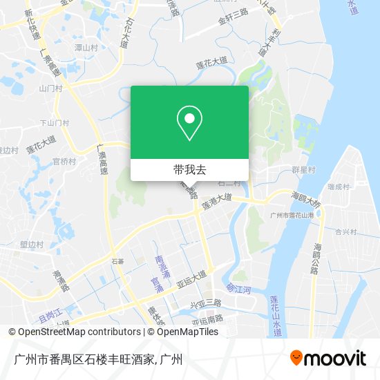 广州市番禺区石楼丰旺酒家地图