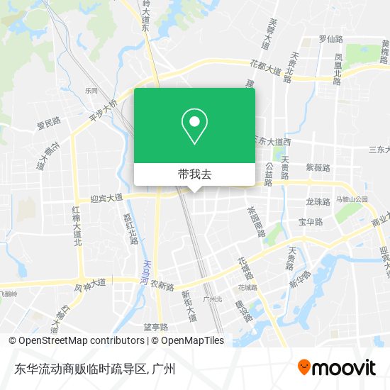 东华流动商贩临时疏导区地图