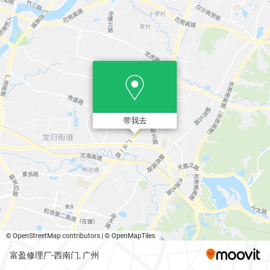 富盈修理厂-西南门地图