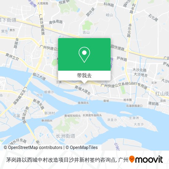 茅岗路以西城中村改造项目沙井新村签约咨询点地图