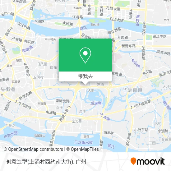创意造型(上涌村西约南大街)地图