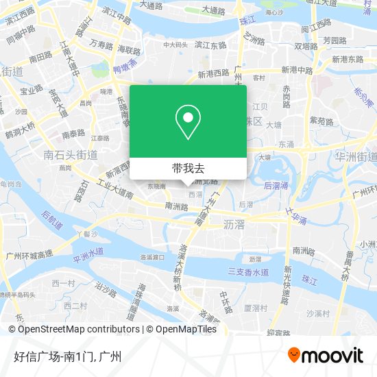好信广场-南1门地图