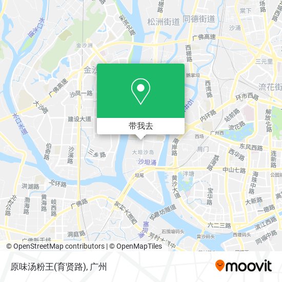 原味汤粉王(育贤路)地图