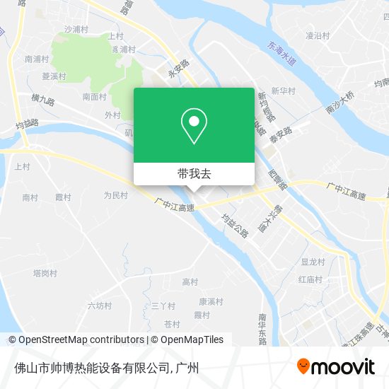佛山市帅博热能设备有限公司地图
