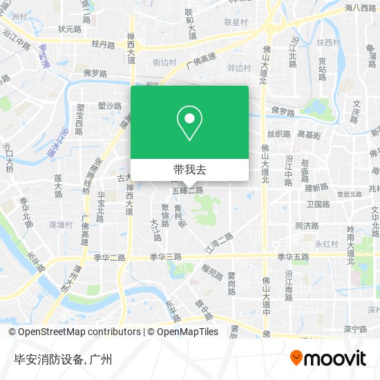 毕安消防设备地图