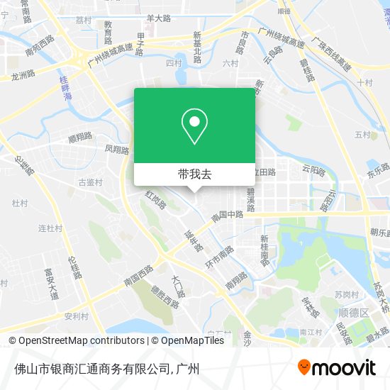 佛山市银商汇通商务有限公司地图