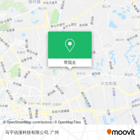 马宇动漫科技有限公司地图