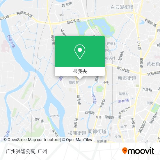 广州兴隆公寓地图