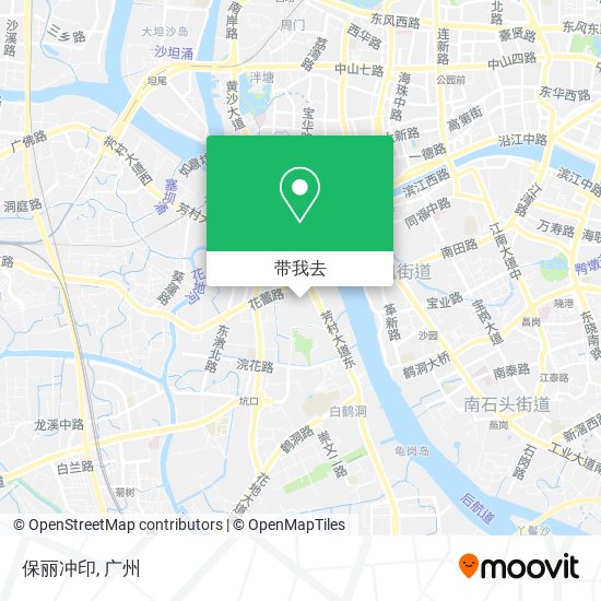 保丽冲印地图