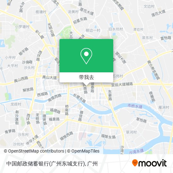 中国邮政储蓄银行(广州东城支行)地图