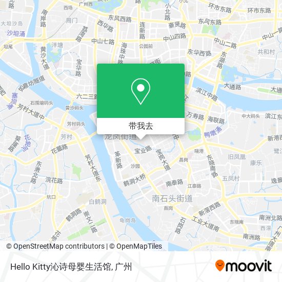 Hello Kitty沁诗母婴生活馆地图