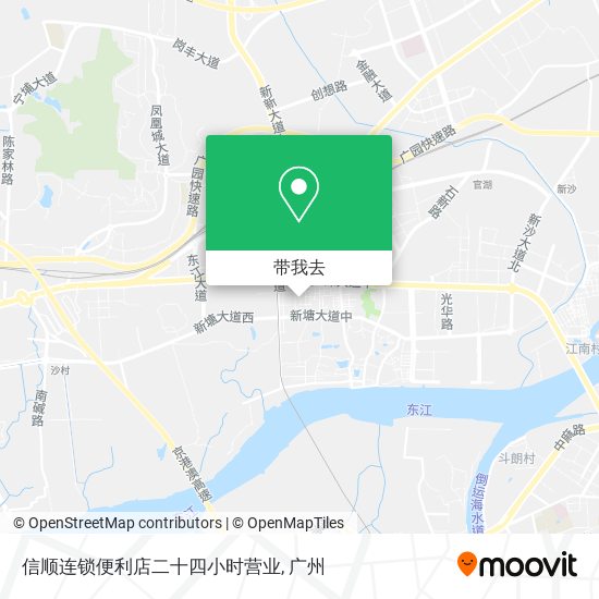 信顺连锁便利店二十四小时营业地图