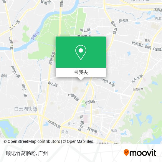 顺记竹莴肠粉地图