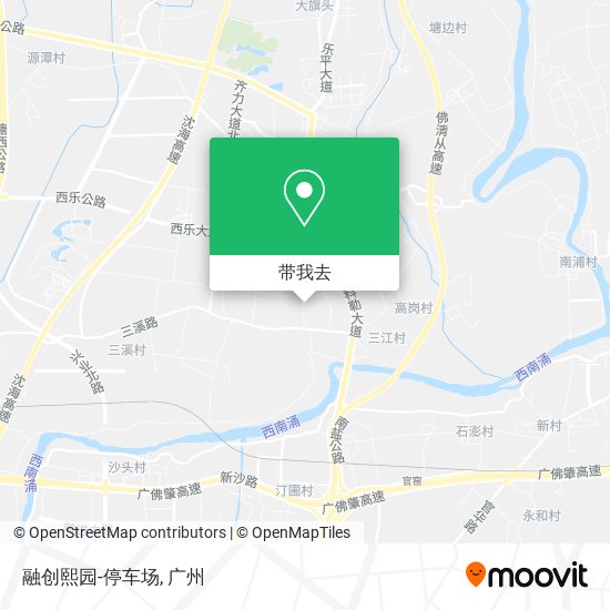 融创熙园-停车场地图