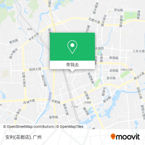 安利(花都店)地图