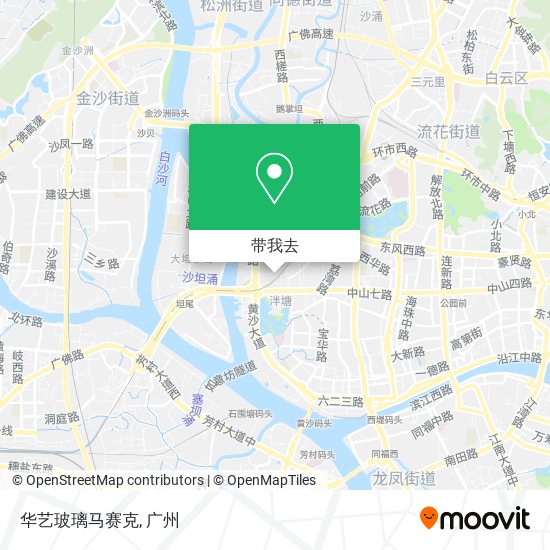 华艺玻璃马赛克地图