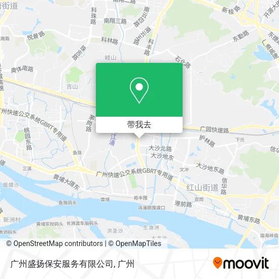 广州盛扬保安服务有限公司地图