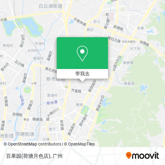 百果园(荷塘月色店)地图