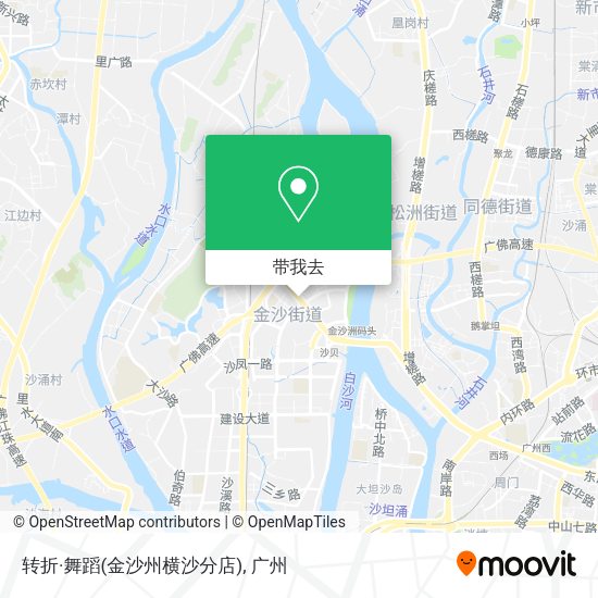 转折·舞蹈(金沙州横沙分店)地图