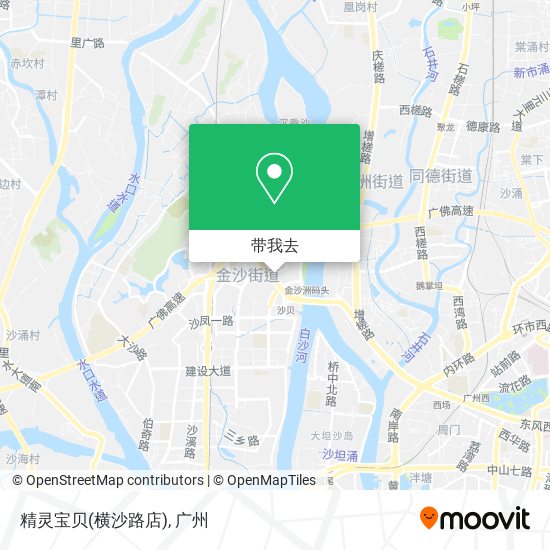 精灵宝贝(横沙路店)地图
