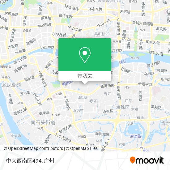 中大西南区494地图