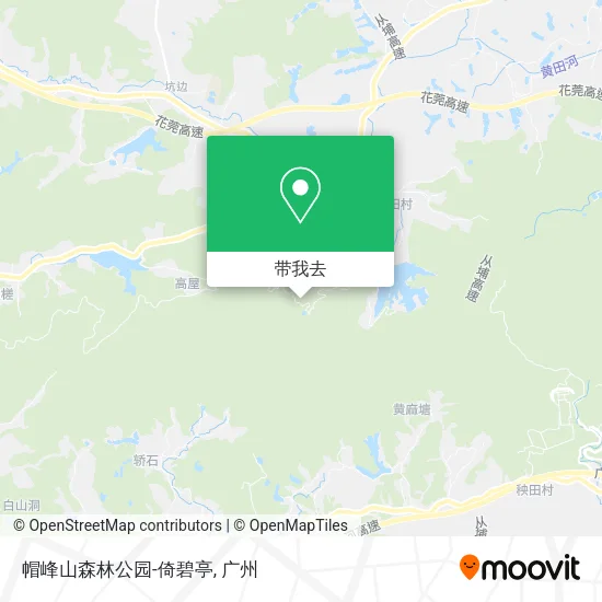 帽峰山森林公园-倚碧亭地图